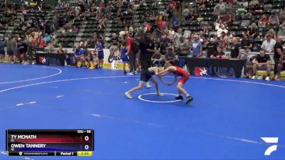 56 lbs Cons. Round 2 - Ty McMath, FL vs Owen Tannery, SC