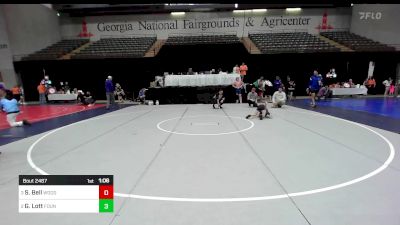 69 lbs Semifinal - Slade Bell, Woodland Wrestling vs Garner Lott, Foundation Wrestling