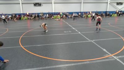 120 lbs Champ. Round 2 - Tanner Mills, Unattached vs Cash Cailliau, Unattached