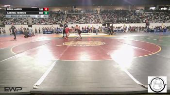 138 lbs Consi Of 64 #2 - Titan Harris, Pawhuska Huskies JH vs Gabriel Herrod, Western Heights Middle School