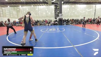 157 lbs Cons. Round 2 - Tristan Lorenz, New River WC vs Alek Martinez, NOVA Wrestling Club