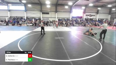 157 lbs Final - Gabriel Gallardo, Mustang WC vs Gabiel Pacheco, Grindhouse WC