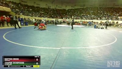 5A-150 lbs Cons. Round 1 - Dayton Cross, Duncan vs Cooper Zickefoose, Claremore