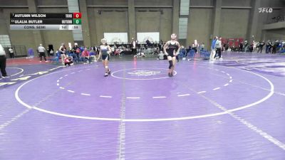 120 lbs Cons. Semi - Ulalia Butler, Raytown vs Autumn Wilson, Tonganoxie