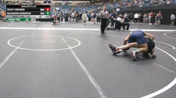 157 lbs Cons. Round 4 - Salvador Barintas, Colby Community College vs Wiley Hegwer, Morningside (Iowa)