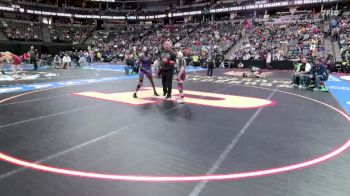 G115-4A Quarterfinal - Gizelle Meraz, Alamosa Girls vs Eruka Peterson, Walsenburg Jr/Sr High School Girls