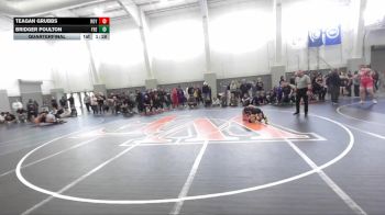 98 lbs Quarterfinal - Teagan Grubbs, Roy vs Bridger Poulton, Fremont