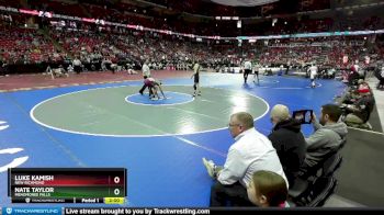 D1-132 lbs Champ. Round 1 - Luke Kamish, New Richmond vs Nate Taylor, Menomonee Falls