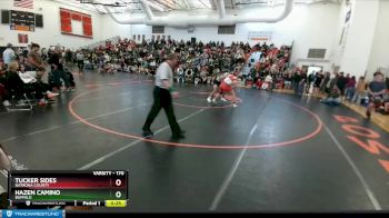 170 lbs Cons. Semi - Tucker Sides, Natrona County vs Hazen Camino, Buffalo