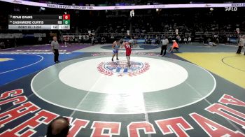 I-285 lbs Champ. Round 1 - Ryan Evans, Maine-Endwell vs Cashmiere Curtis, FDR Hyde Park