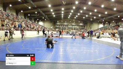 60-65 lbs Consolation - Lillee Yun, Pope Junior Wrestling Club vs Jordyn Sang, Bison Takedown Wrestling Club