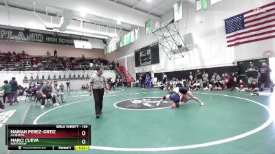 130 lbs Semifinal - Mariah Perez-Ortiz, La Quinta vs Marci Cueva, Northview