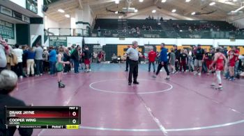 85 lbs 1st Place Match - Drake Jayne, Star vs Cooper Wing, Les Bois