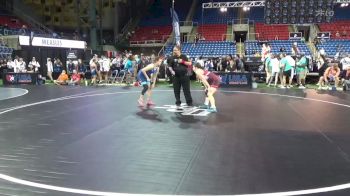 117 lbs Cons 32 #1 - Savannah Arroyo, New Jersey vs Kaylee Horman, Missouri