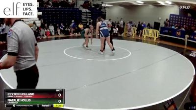 190 lbs. Cons. Round 3 - Natalie Hollis, Lindbergh vs Peyton Holland, Francis Howell Central