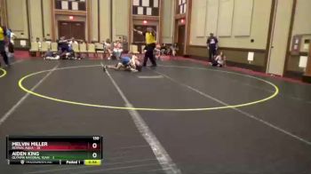 130 lbs Quarterfinals (8 Team) - Melvin Miller, Revival Aqua vs Aiden King, Olympia National Team