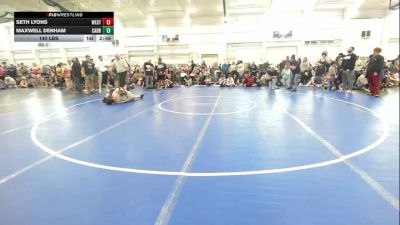 140 lbs Round Robin 3 - Seth Lyons, West Virginia Wild-MS vs Maxwell Denham, Carrollton Warrior-MS