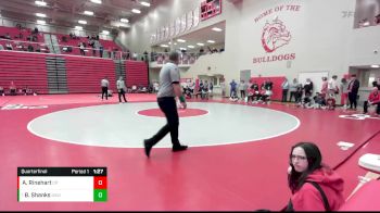 165 lbs Quarterfinal - Bryan Shanks, Davison vs Anthony Rinehart, Crown Point