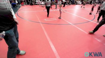 37 lbs Consi Of 4 - Tyger Ray, Weatherford Youth Wrestling vs Macie Owen, Perry Wrestling Academy