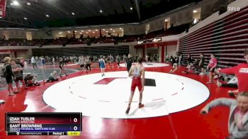 132 lbs Cons. Round 3 - Gant Browning, Tough N Technical Wrestling Club (TNTWC) vs Iziah Tusler, Cushing Wrestling