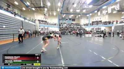 132G Cons. Round 5 - Madison Pratt, Canyon Ridge Girls vs Michael Bernier, Borah Girls