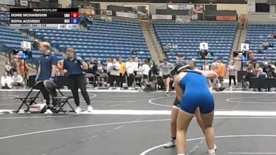 138 lbs Quarterfinal - Dorie Richardson, Central Methodist University vs Sofia Acevedo, Murray State