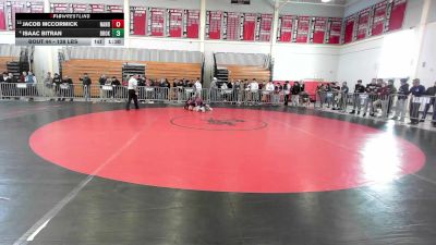 138 lbs Round Of 16 - Jacob McCormick, North Andover vs Isaac Bitran, Brookline