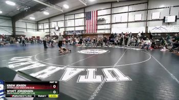 46 lbs Cons. Round 2 - Krew Jensen, Payson Lions Wrestling Club vs Wyatt Jorgensen, South Summit Wrestling Club