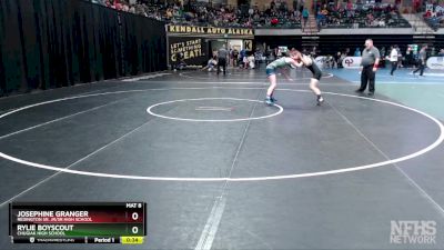 145G Cons. Round 3 - RYLIE BOYSCOUT, Chugiak High School vs Josephine Granger, Redington Sr. Jr/Sr High School