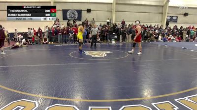 175 lbs Champ. Round 1 - Tim Dochnal, Chaminade vs Jayden Martinez, Mount St Michael