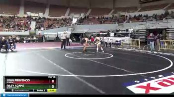Quarterfinal - John Provencio, Morenci vs Riley Adams, Ben Franklin