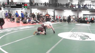 132 lbs Consi Of 8 #1 - William Grassini, Clarke vs Eric Ivry, James Madison