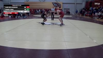 174 lbs Champ. Round 2 - Liam McLaughlin, Coe vs Danny Diaz, Grand View (Iowa)