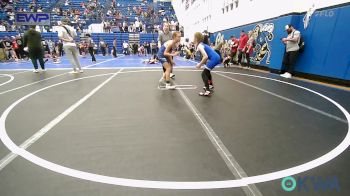 74-78 lbs Rr Rnd 2 - AJ Minor, Woodland Wrestling Club vs Taylan Green, Harrah Little League Wrestling