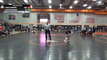 140 lbs Champ. Round 2 - Maylee Rucker, South Tama vs Jorja Johnson, Waukon
