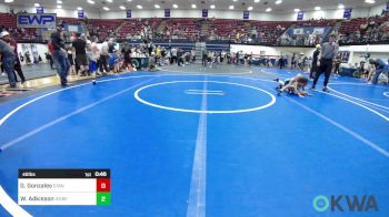 46 lbs Consi Of 8 #1 - Giovanni Gonzales, Standfast vs Wyatt Adkisson, Division Bell Wrestling