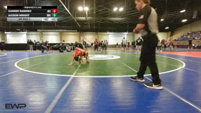 61 lbs Rr Rnd 5 - Xander Ramirez, Juggernaut Wrestling Club vs Jaxson Wright, Bartlesville Wrestling Club