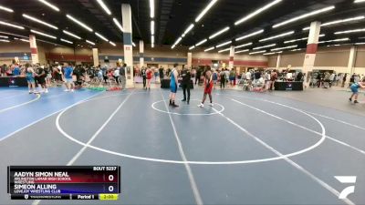 190 lbs Cons. Round 3 - Aadyn Simon Neal, Arlington Lamar High School Wrestling vs Simeon Alling, Lovejoy Wrestling Club