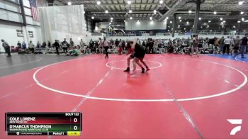 150 lbs Champ. Round 1 - D`Marcus Thompson, Warmupgang Wrestling Club vs Cole Lorenz, New River WC