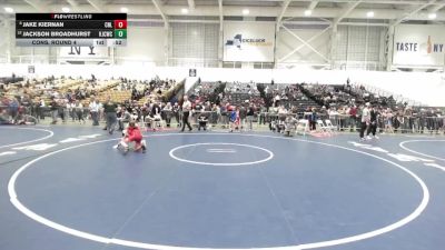 93 lbs Cons. Round 4 - Jake Kiernan, Club Not Listed vs Jackson Broadhurst, Hilton Jr Cadets Wrestling Club