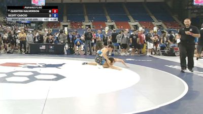 132 lbs Champ. Rd Of 32 - Quenten Halverson, Alaska vs Scott Cascio, Louisiana