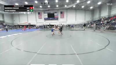 125 lbs Champ. Round 1 - Marshall Mahar, Alfred State vs Jaxon Ramos, USMAPS