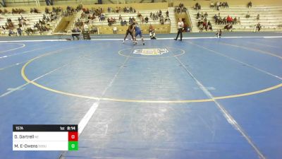 157A Rr Rnd 1 - Dez Gartrell, Nebraska vs Moses Espinoza-Owens, South Dakota State