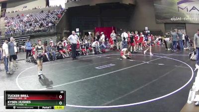 85 lbs Round 5 (6 Team) - Tucker Brill, Nebraska Red vs Kysen Hughes, Kansas Python