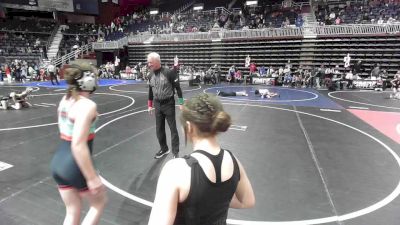 116 lbs 3rd Place - Victoria Harvey, Pwc vs Hailey Abarca, Casper WC