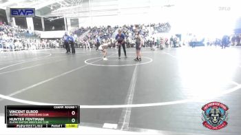 73 lbs Champ. Round 1 - Vincent Elrod, Olathe Raptor Wrestling Club vs Hunter Fentiman, Olathe Raptor Wrestling Club