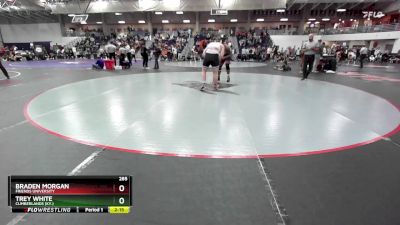 285 lbs Cons. Round 6 - Trey White, Cumberlands (Ky.) vs Braden Morgan, Friends University