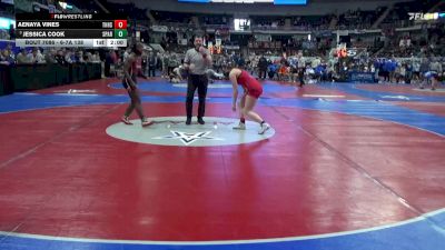 6-7A 138 Semifinal - Jessica Cook, Sparkman vs Aenaya Vines, Thompson HS