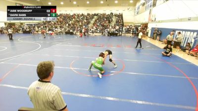 132 lbs Champ. Round 2 - Jude Woodruff, Cerritos vs Davin Iiams, Victor Villians
