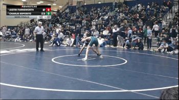 114 lbs Semifinal - Justin Farnsworth, Malvern Prep vs Charlie Esposito, St. Joseph Regional